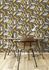 Non-woven wallpaper Rasch leaves abstract grey beige 869316 1