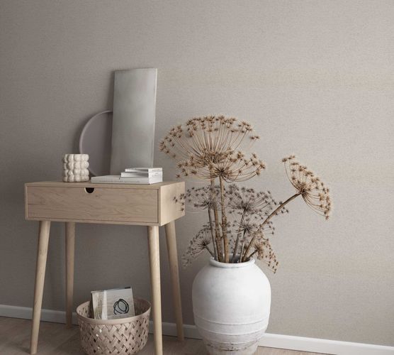 Non-woven wallpaper concrete look texture grey beige 33369