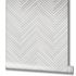 Non-woven wallpaper wood look light grey white 33375 3