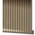 Non-woven wallpaper wood panels gold metallic 33396 3