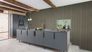 Non-woven wallpaper Rasch stripes green gold 720303 3