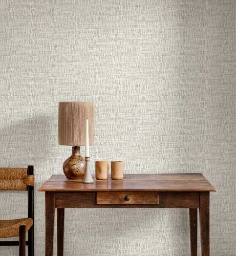 Non-woven wallpaper Rasch graphic grey silver 720617