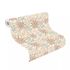 Non-woven wallpaper Rasch leaves cream brown 580228 3