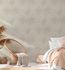 Non-woven wallpaper leaf pattern grey cream 39338-1 1