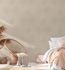 Non-woven wallpaper leaf pattern beige cream 39338-2 3