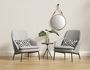 Non-woven wallpaper linen look modern white 39339-1 1