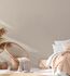Non-woven wallpaper linen look modern beige grey 39339-2 4