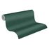Non-woven wallpaper linen look modern dark green 39339-5 6