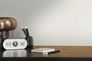 Non-woven wallpaper linen look modern white grey 39339-6 4