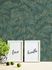 Non-woven wallpaper leaves green gold metallic 39340-1 4