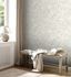 Non-woven wallpaper leaves cream grey silver 39340-3 3
