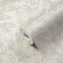 Non-woven wallpaper leaves cream grey silver 39340-3 8