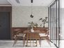 Non-woven wallpaper leaves cream grey silver 39340-3 4