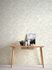 Non-woven wallpaper leaves cream grey silver 39340-3 5