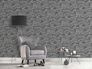 Non-woven wallpaper leaves tropics grey silver 39340-4 7