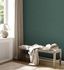 Non-woven wallpaper plain textile look dark green 39341-1 3