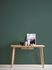 Non-woven wallpaper plain textile look dark green 39341-1 9