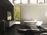 Non-woven wallpaper plain textile look white grey 39341-3 3