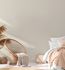 Non-woven wallpaper plain textile look white grey 39341-3 8