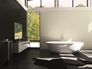 Non-woven wallpaper plain textile look cream white 39341-4 3