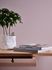 Non-woven wallpaper linen look plain purple 39547-7 1