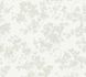 Non-woven wallpaper branches white green metallic 39548-2 2
