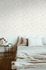 Non-woven wallpaper branches white green metallic 39548-2 4
