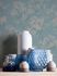 Non-woven wallpaper branches blue beige metallic 39548-5 3