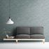 Non-woven wallpaper branches blue beige metallic 39548-5 7