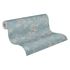 Non-woven wallpaper branches blue beige metallic 39548-5 9