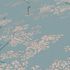 Non-woven wallpaper branches blue beige metallic 39548-5 10