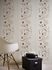 Non-woven wallpaper flowers cream red grey gloss 95874-1 8