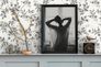 Non-woven wallpaper floral white grey silver 39768-6 6