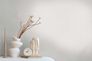 Non-woven wallpaper plain fabric look cream 3978-05 1
