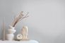 Non-woven wallpaper plain fabric look light grey 3978-29 1