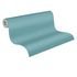 Non-woven wallpaper plain fabric look turquoise 3978-36 3