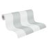 Non-woven wallpaper stripes texture white grey 3979-59 3