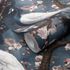Non-woven wallpaper floral bird blue brown pink 10414-08 4