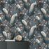 Non-woven wallpaper floral bird blue brown pink 10414-08 5
