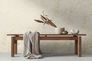 Non-woven wallpaper leaf pattern beige white gold 39560-1 4