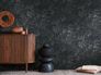 Non-woven wallpaper leaf pattern blue brown silver 39560-5 4