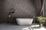 Non-woven wallpaper leaf pattern grey silver 39560-7 3