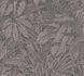 Non-woven wallpaper leaf pattern grey silver 39560-7 2