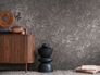 Non-woven wallpaper leaf pattern grey silver 39560-7 1