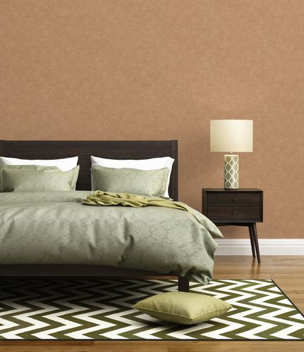 Non-woven wallpaper textile look brown beige 39565-7