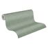 Non-woven wallpaper plain textile look green 39566-5 4
