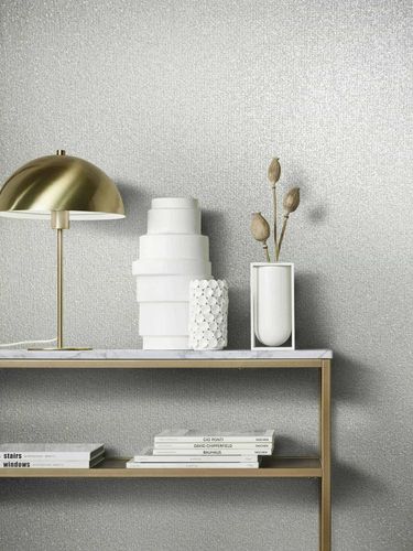 Non-woven wallpaper texture granules cream glitter 86552