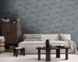 Designer wallpaper Michalsky leaves grey black 39984-2 1