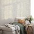 Non-woven wallpaper floral grey cream 10435-10 1