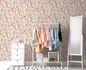 Non-woven wallpaper wildflowers beige brown 39606-2 1